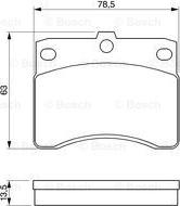 BOSCH 0 986 424 099 - Komplet Pločica, disk-kočnica www.molydon.hr