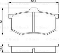 BOSCH 0 986 424 063 - Komplet Pločica, disk-kočnica www.molydon.hr