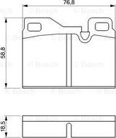 BOSCH 0 986 424 062 - Komplet Pločica, disk-kočnica www.molydon.hr