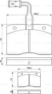 BOSCH 0 986 424 145 - Komplet Pločica, disk-kočnica www.molydon.hr