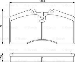 BOSCH 0 986 424 119 - Komplet Pločica, disk-kočnica www.molydon.hr