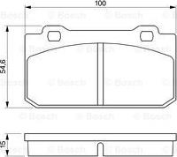 BOSCH 0 986 424 117 - Komplet Pločica, disk-kočnica www.molydon.hr