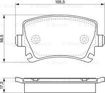 BOSCH 0 986 424 824 - Komplet Pločica, disk-kočnica www.molydon.hr