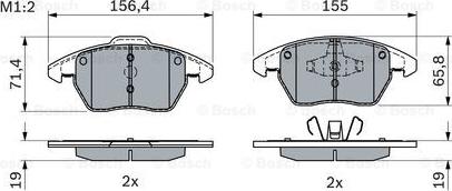 BOSCH 0 986 424 825 - Komplet Pločica, disk-kočnica www.molydon.hr