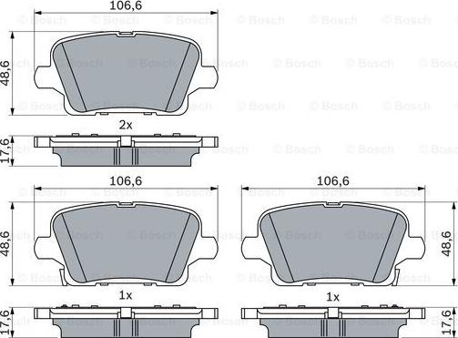 BOSCH 0 986 424 872 - Komplet Pločica, disk-kočnica www.molydon.hr