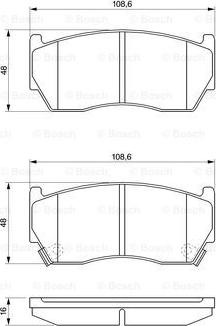 BOSCH 0 986 424 369 - Komplet Pločica, disk-kočnica www.molydon.hr