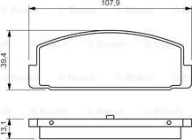 BOSCH 0 986 424 295 - Komplet Pločica, disk-kočnica www.molydon.hr