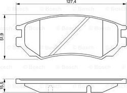 BOSCH 0 986 424 254 - Komplet Pločica, disk-kočnica www.molydon.hr