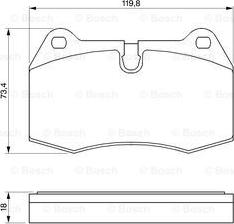 BOSCH 0 986 424 209 - Komplet Pločica, disk-kočnica www.molydon.hr