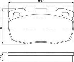 BOSCH 0 986 424 286 - Komplet Pločica, disk-kočnica www.molydon.hr