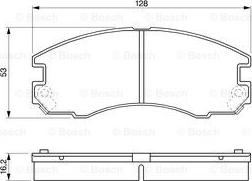 BOSCH 0 986 424 230 - Komplet Pločica, disk-kočnica www.molydon.hr