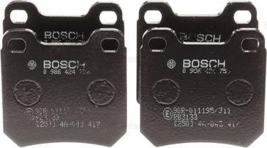 BOSCH 0 986 424 754 - Komplet Pločica, disk-kočnica www.molydon.hr