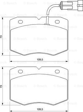 BOSCH 0 986 424 768 - Komplet Pločica, disk-kočnica www.molydon.hr