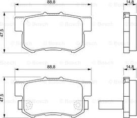 BOSCH 0 986 424 771 - Komplet Pločica, disk-kočnica www.molydon.hr