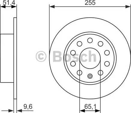 BOSCH 0 986 479 941 - Kočioni disk www.molydon.hr