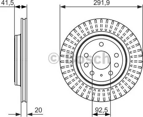 BOSCH 0 986 479 950 - Kočioni disk www.molydon.hr