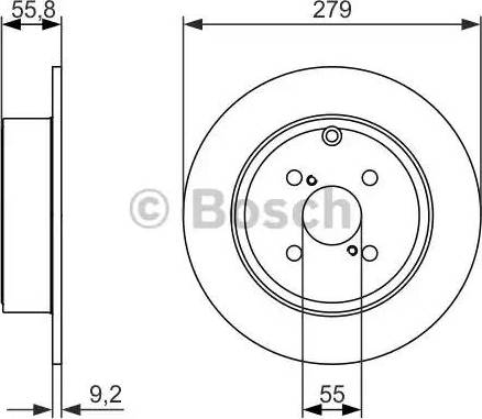 BOSCH 0 986 479 951 - Kočioni disk www.molydon.hr