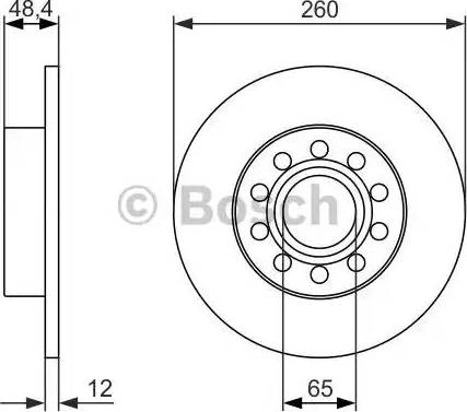 BOSCH 0 986 479 952 - Kočioni disk www.molydon.hr