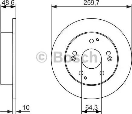 BOSCH 0 986 479 964 - Kočioni disk www.molydon.hr