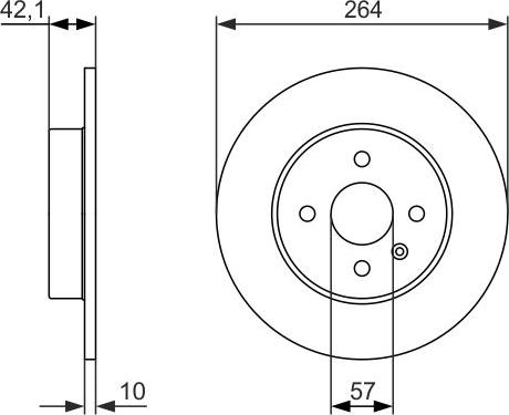 BOSCH 0 986 479 961 - Kočioni disk www.molydon.hr