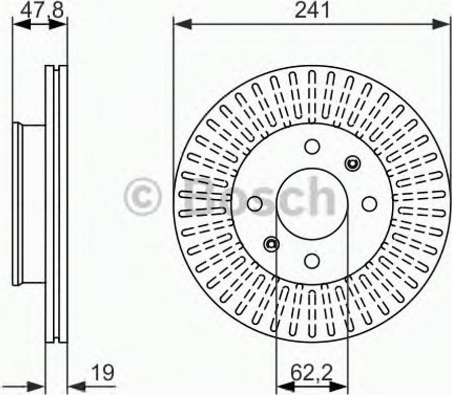 BOSCH 0 986 479 962 - Kočioni disk www.molydon.hr