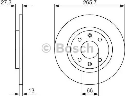 BOSCH 0 986 479 909 - Kočioni disk www.molydon.hr