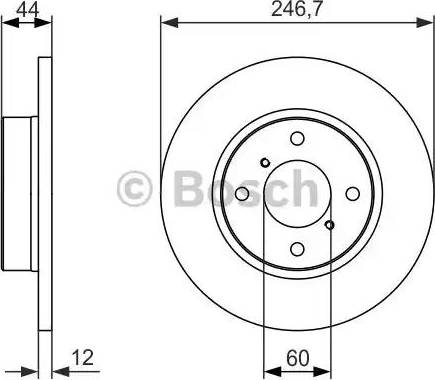 BOSCH 0 986 479 901 - Kočioni disk www.molydon.hr