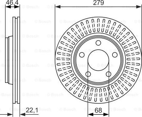 BOSCH 0 986 479 916 - Kočioni disk www.molydon.hr