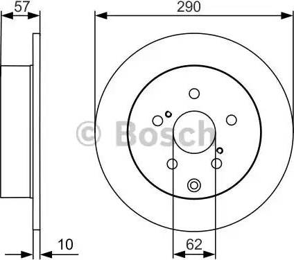 BOSCH 0 986 479 989 - Kočioni disk www.molydon.hr