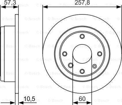 BOSCH 0 986 479 985 - Kočioni disk www.molydon.hr