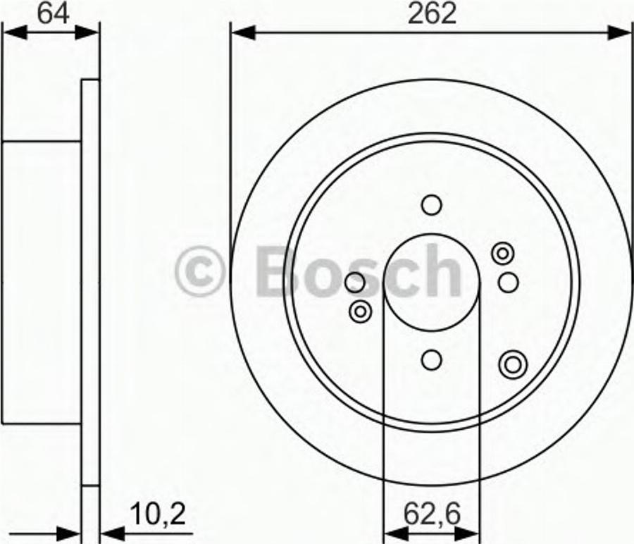 BOSCH 0 986 479 983 - Kočioni disk www.molydon.hr