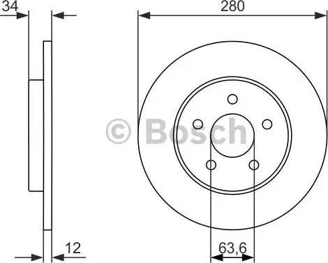 BOSCH 0 986 479 934 - Kočioni disk www.molydon.hr