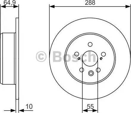 BOSCH 0 986 479 970 - Kočioni disk www.molydon.hr