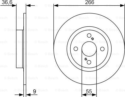 BOSCH 0 986 479 977 - Kočioni disk www.molydon.hr