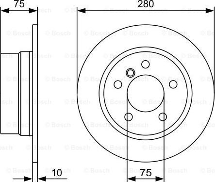 BOSCH 0 986 479 494 - Kočioni disk www.molydon.hr