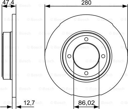 BOSCH 0 986 479 493 - Kočioni disk www.molydon.hr