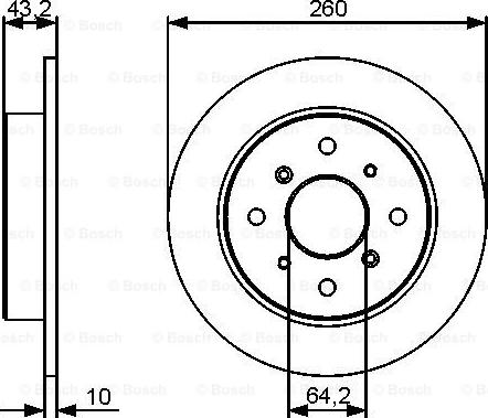 BOSCH 0 986 479 447 - Kočioni disk www.molydon.hr