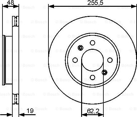 BOSCH 0 986 479 459 - Kočioni disk www.molydon.hr