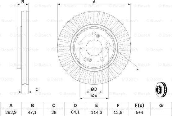 BOSCH 0 986 479 456 - Kočioni disk www.molydon.hr