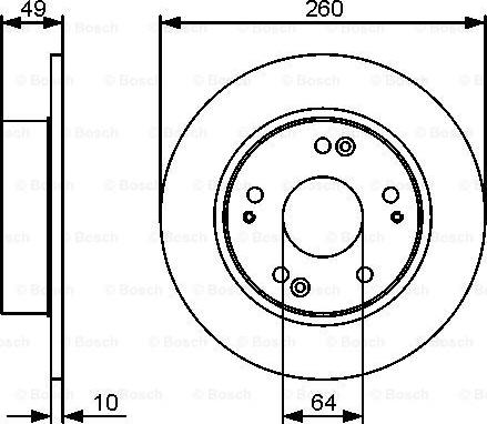 BOSCH 0 986 479 450 - Kočioni disk www.molydon.hr