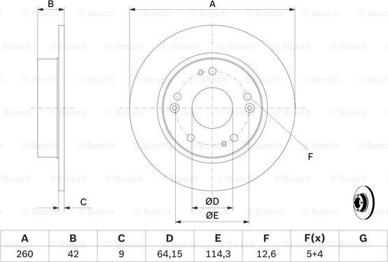 BOSCH 0 986 479 451 - Kočioni disk www.molydon.hr