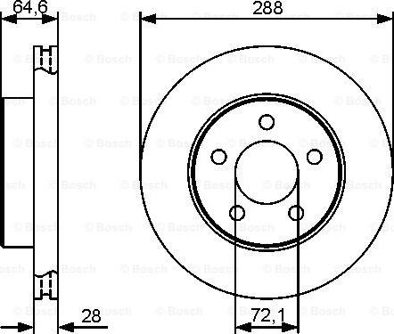 BOSCH 0 986 479 461 - Kočioni disk www.molydon.hr