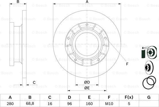 BOSCH 0 986 479 401 - Kočioni disk www.molydon.hr