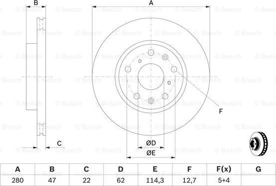 BOSCH 0 986 479 403 - Kočioni disk www.molydon.hr