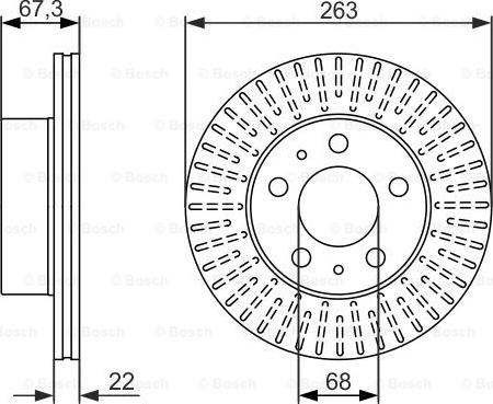 BOSCH 0 986 479 480 - Kočioni disk www.molydon.hr