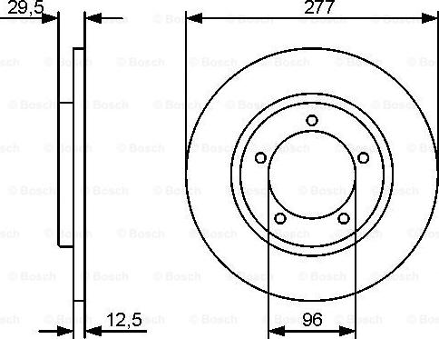 BOSCH 0 986 479 487 - Kočioni disk www.molydon.hr