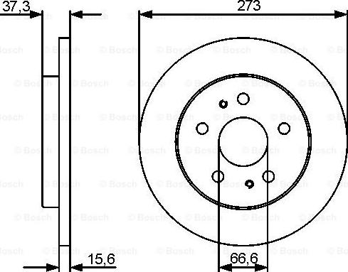 BOSCH 0 986 479 432 - Kočioni disk www.molydon.hr