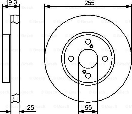 BOSCH 0 986 479 422 - Kočioni disk www.molydon.hr