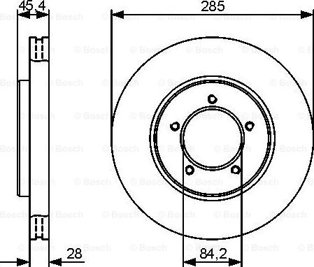 BOSCH 0 986 479 427 - Kočioni disk www.molydon.hr