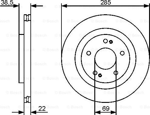 BOSCH 0 986 479 470 - Kočioni disk www.molydon.hr